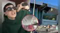 Influencer graba el preciso momento del terremoto en Colombia y capta cómo se desploma el techo del aeropuerto