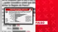 Falsa encuesta atribuida a IDICE coloca a Lucio Rojas, del Partido Frente de la Esperanza 2021, con 33% de intención de voto para gobernador regional de Pasco