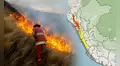 Senamhi activa alerta roja por condiciones que podrían favorecer incendios forestales en la sierra