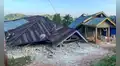Un fuerte terremoto sacude Indonesia: las imágenes del sismo que dejó graves daños en viviendas y edificios