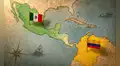 ¿Sabías que México y Colombia compartieron frontera durante 14 meses? Así era el mapa de ambos países hace más de 200 años