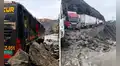 Arequipa: rocas caen sobre vehículos y pasajeros quedan varados por lluvias intensas y deslizamientos