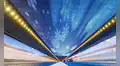 China transforma una infraestructura vial en atracción turística: un túnel submarino de 11 km adornado con millones de LED