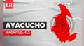 Réplica sacude nuevamente Ayacucho: sismo de magnitud 4,2 remeció Coracora, según IGP