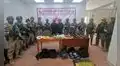 Fuerzas Armadas incautan arsenal de guerra y capturan a dos personas en Pataz