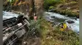 Carretera Central: miniván con pasajeros se despista y cae al río Rímac en Chicla dejando seis heridos