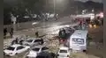 Las lluvias en Venezuela desbordan el río Guaire y dejan vehículos atrapados en las avenidas de Caracas