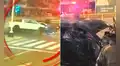 Patrullero de la PNP se pasó la luz roja, provocó brutal choque en Pueblo Libre y dejó a hombre en UCI: "Necesita una operación"