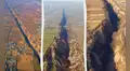 Una grieta gigantesca está atravesando China: se extiende por kilómetros y sigue creciendo