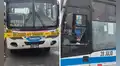 Atacan bus de la empresa Translima en Los Olivos: chofer fue evacuado debido a lesiones por la rotura de ventana