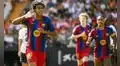 Barcelona goleó 5-0 a Valencia en Mestalla y se ubica como único líder de LaLiga de España