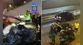 Conductor sobrevive tras violento accidente en la Vía Expresa: vehículo quedó completamente destrozado
