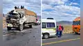 Tragedia en la vía Arequipa-Puno: triple choque deja un chofer fallecido, varios heridos y dos detenidos