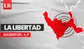Temblor en La Libertad: sismo de magnitud 4,9 remeció Salaverry esta noche, según IGP