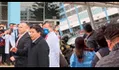 Pedro Castillo recibe calificativos de “corrupto” en su visita al hospital Rebagliati de Lima