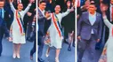 El momento en que Claudia Sheinbaum rechazó foto con diputado durante la toma de protesta en México