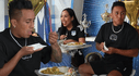 La reacción de Cueva al probar ceviche ecuatoriano con salsa de tomate y mostaza: "Está..."