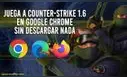 ¿Cómo jugar Counter-Strike 1.6 gratis desde Google Chrome?