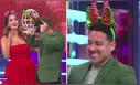 Valeria Piazza disfraza a Óscar del Portal como un "duende navideño" y él tiene peculiar reacción: "Me van a fastidiar"