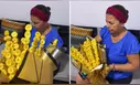Joven regaló a su madre un ramo de plátano sancochado en vez de flores amarillas y redes estallan: "Mejor nada"