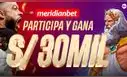 Meridianbet anuncia una campaña con más de S/ 30,000 en premios