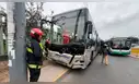 Chofer del Metropolitano fallece de un paro dentro de bus en av. Escuela Militar en Chorrillos