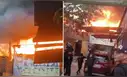 Incendio en San Juan de Lurigancho: emergencia en fábrica textil movilizó 11 unidades de Bomberos