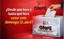 ¿Desde qué y hasta qué hora votar HOY por las Elecciones 2026?