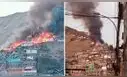 Fuerte incendio consumió al menos 10 viviendas en Independencia y deja 4 personas heridas