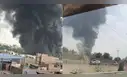Gigantesco incendio afecta vivienda cerca de grifo en Ate Vitarte: 10 unidades atienden la emergencia