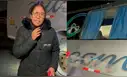 ¡Se salva de morir! Azucena Calvay sufre accidente en carretera de La Libertad y muestra cómo quedó el bus tras choque