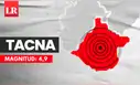 Temblor de magnitud 4,9 remeció Tacna esta noche, según el IGP