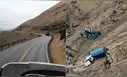 Cierran el Serpentín de Pasamayo: tránsito suspendido por camión que se despistó y cayó a un abismo
