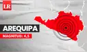 Temblor en Arequipa: sismo de magnitud 4,5 remeció Camaná esta noche, según IGP