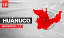Temblor en Huánuco: sismo de magnitud 5,7 remeció Leoncio Prado esta noche, según el IGP