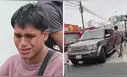 Joven se quiebra al ver su scooter destrozado tras accidente: “Era mi herramienta de trabajo”