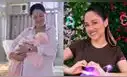 Katy Jara anuncia el nacimiento de su tercer bebé a sus 41 años tras vencer duro diagnóstico médico y muestra primera fotografía: "Con la bendición de Dios"