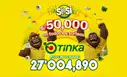 Resultados de La Tinka de hoy domingo 6 de septiembre: números ganadores, premios del Pozo Millonario, boliyapa, S/50.000 y más
