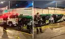 Balean a dos mototaxistas a metros de la estación Miguel Grau de la Línea 1 del Metro de Lima