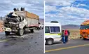 Tragedia en la vía Arequipa-Puno: triple choque deja un chofer fallecido, varios heridos y dos detenidos