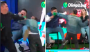 Silvio Valencia y 'Chevaristo' se van a los golpes en vivo tras discusión por eliminación de Alianza Lima