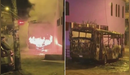 Santa Anita: incendian bus de transporte 'La 40' tras levantamiento del paro de transportistas