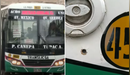 Delincuentes atacan a balazos a bus de empresa Translicsa en SMP