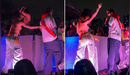 Korina Rivadeneira es ignorada por vocalista de Rawayana tras acercarse a bailar durante concierto Korina Rivadeneira es ignorada por vocalista de Rawayana tras acercarse a bailar durante concierto