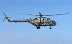 Reportan incendio en helicóptero recién reparado y entregado al Ejército