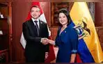 Keiko Fujimori y Daniel Noboa, presidente de Ecuador, se reúnen en Lima en medio de crisis de seguridad fronteriza