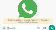 ¿Por qué te sale en WhatsApp “cambió tu código de seguridad”?