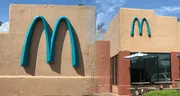 ¿Dónde está el único restaurante de McDonald’s en el mundo con el logo azul?