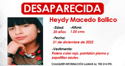 Áncash: mujer lleva 30 días desaparecida e intensifican su búsqueda