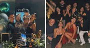 Mario Hart: 'excombatientes' se reunieron y bailaron temas del programa en el cumpleaños del piloto